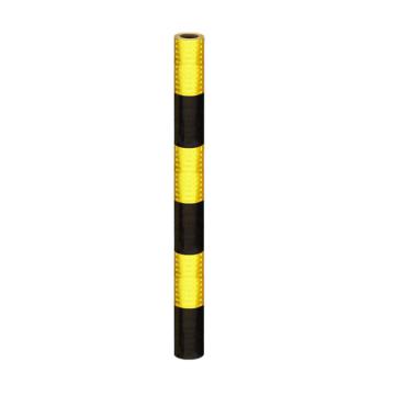 伏兴 电力膜黄黑反光膜，安全警示胶带，宽120cm*50米（3黄3黑） C1114