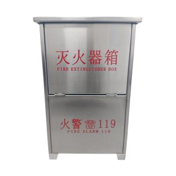 蓝消 二氧化碳灭火器箱（矮瓶体），620*430*220mm MT/BE3*2（矮）-304不锈钢0.8mm