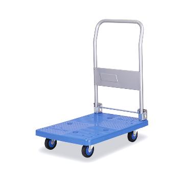 连和 全静轮单层折倒式手扶手推车铁支架轮 150KG，720*490*855mm PLA150Y-DX