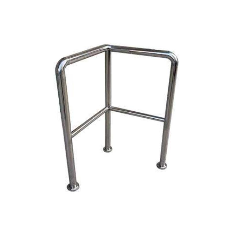 月桐 L型304不锈钢挡车器500×500×500mm 壁厚1.1mm 外管径76mm 内管径51mm 含安装配件 YT-XDCQ95