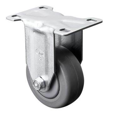 易得力 定向超级人造胶(TPE)脚轮脚轮中型3寸110kg 57103-573-57