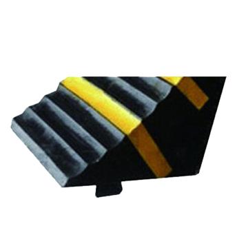 安赛瑞 轻型车轮止退器，优质原生橡胶，黄黑条纹，重3kg，260×160×190mm 11030