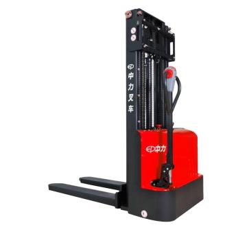 中力 1.5吨全电动液压堆高车货叉尺寸：570*1150；电池容量：24v80AH；起升高度：2500mm；铅酸电池 步行式 DS2窄叉