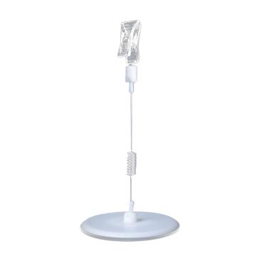 安赛瑞 广告夹高度19.5cm 宽度5.5cm ABS白色 5个起订 EA100797