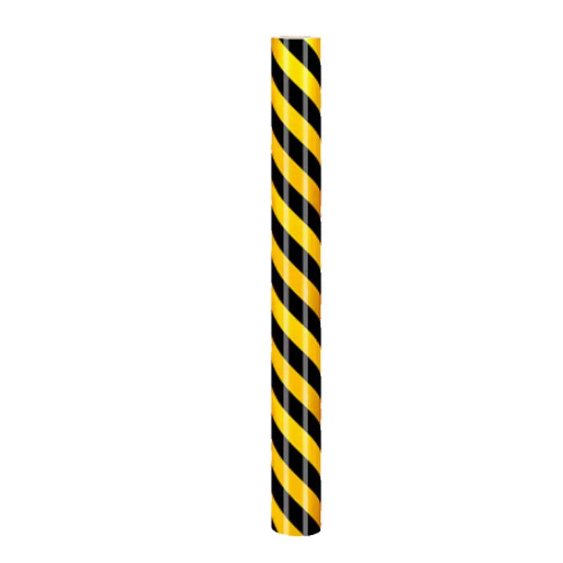月桐 反光警示胶带124cm×45.7m 黄黑斜纹 YT-XJD12