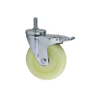 攻城虎 3寸尼龙丝杆刹车轮载重60Kg 20A05-75-PA