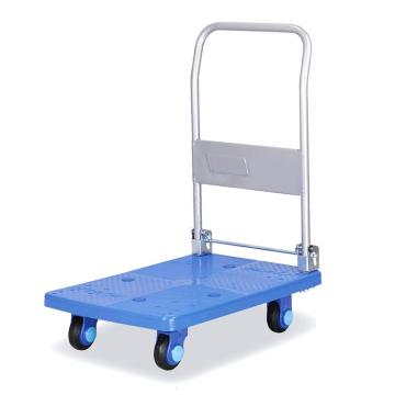 连和 超静轮不锈钢扶手折倒式手推车超静轮 300kg，900*600*890mm PLA300ST-DX