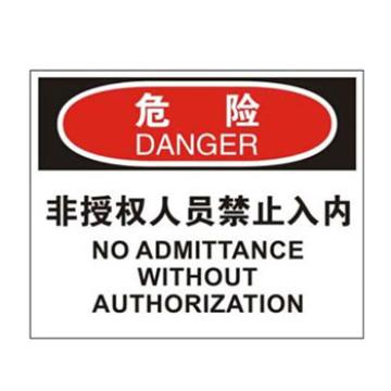 Blive 电气伤害类当心标识-电气设备，仅限授权人员，1mm铝板，250×315mm BL-AL-33120