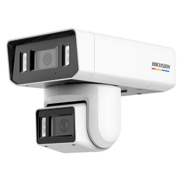 Hikvision 400万双定焦臻全彩PoE网络摄像机 DS-2CD3T447WD-LPT(4mm/4mm)(国内标配)
