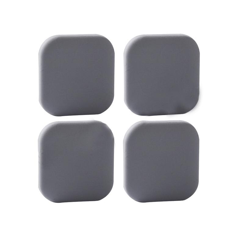 月桐 防撞门贴灰色 40×40×7mm 4个/套 YT-XCAT47