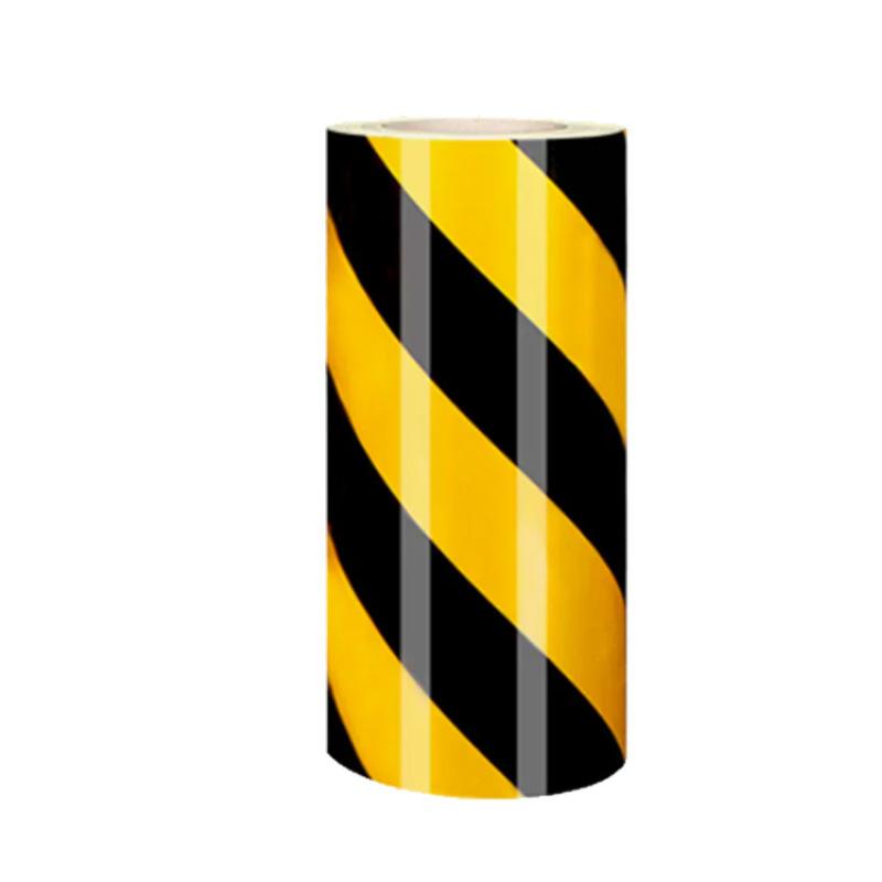 月桐 反光警示胶带30cm×45.7m 黄黑斜纹 YT-XJD06