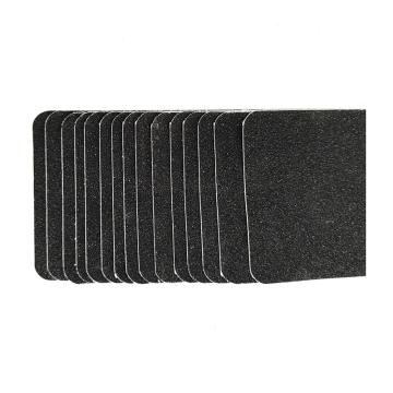 嘉辽 PVC金刚砂楼梯防滑贴，黑色，10cm×60cm EBS3609