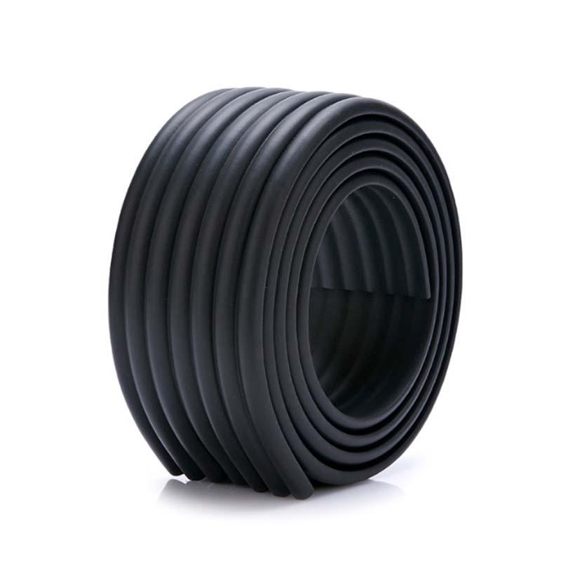 帛拉 W型NBR防撞条黑色，高密度NBR材质，80mm*8mm*5m，自带背胶 96171