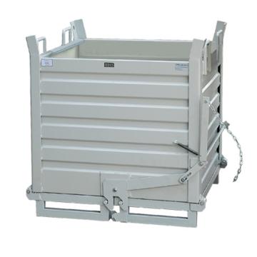 锐德 带叉车孔铁屑箱额定载重(kg):1000 产品尺寸(mm):1000L*800W*800H 灰白色 TXC06