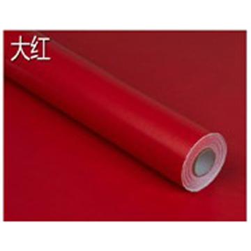 帛拉 即时贴 红色，60cm*20m，哑面