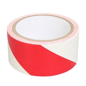 布朗森 通用型警示胶带，48mm×18m，PVC，红/白 A9703