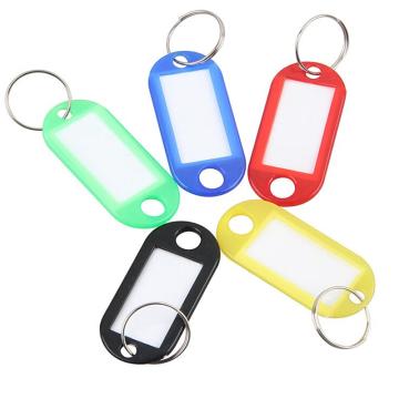安赛瑞 钥匙牌 PP塑料+不锈钢圈 5*2.3cm 13419