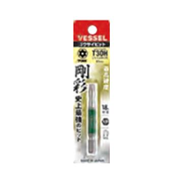 威威 1/4"(6.35mm)六角柄中孔梅花刚彩批头TT30×65mm 4907587 337122/GSVT30SH