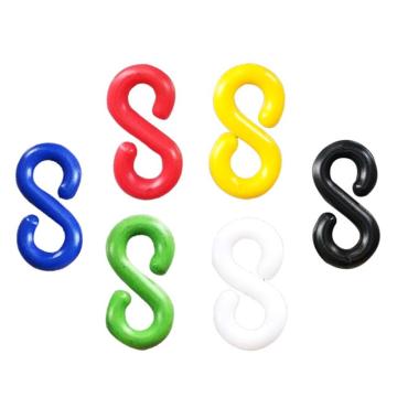 功成狮 警示链条连接扣 S扣 随机颜色（20个/包） GSSC0176