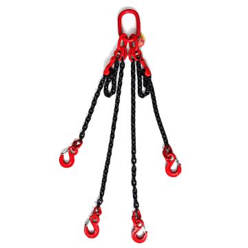 多来劲 80级四腿链条索具4.25T×2m（总长） 眼形带舌吊钩 带链条调节器 19280804 02