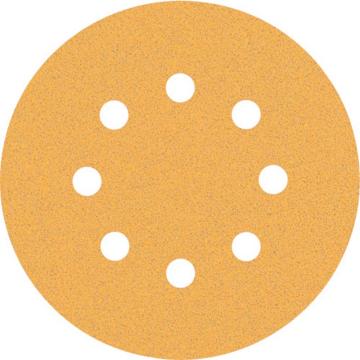 博世 随机轨道砂光机砂纸 C470 125mm #80 5片装 2608900805