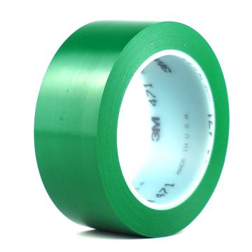 3M 聚氯乙烯胶带，100mm×33m，绿色，471 471-100mm×33m-绿