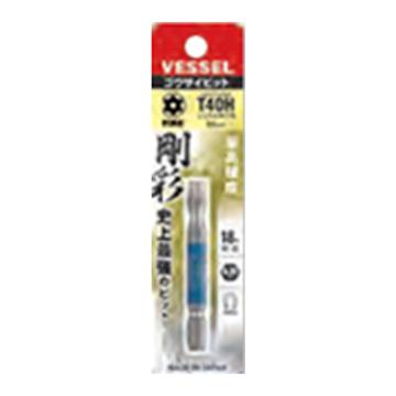 威威 1/4"(6.35mm)六角柄中孔梅花刚彩批头TT40×65mm 4907587 337139/GSVT40SH