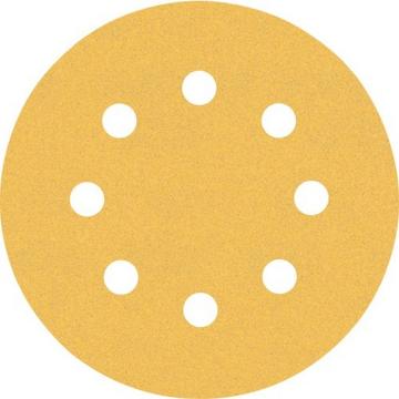 博世 随机轨道砂光机砂纸 C470 125mm #60/120/240 共6片装 2608900812