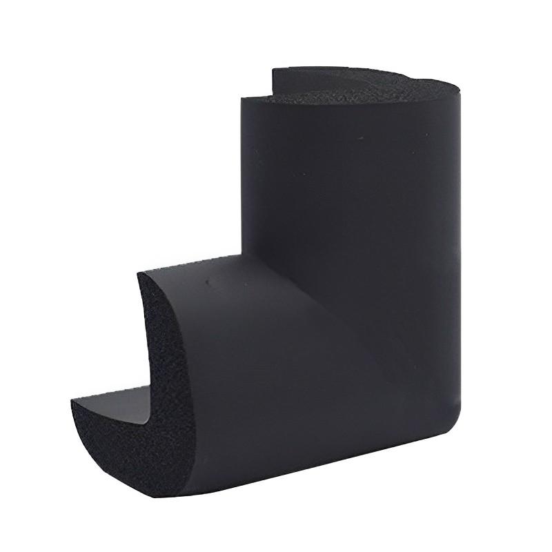 帛拉 NBR防撞角-L型黑色，高密度NBR材质，60mm*35mm*12mm，自带背胶 96142