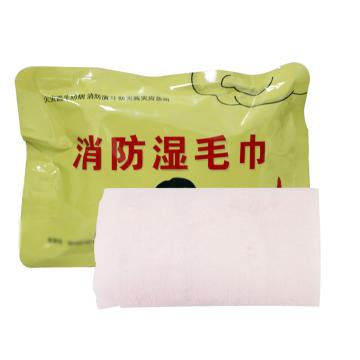 谋福 火灾逃生湿毛巾，消防演习用品防烟湿毛巾 9629