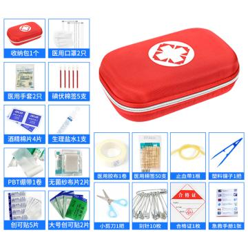 AQS/安其生 硬红急救包18组件新 硬红急救包18组件