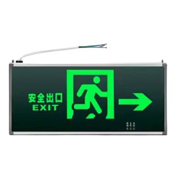 光世界 消防应急标志灯，双面，安全出口单向，吊装式 N-BLZD-2LROE I 5WGAV(G1864)
