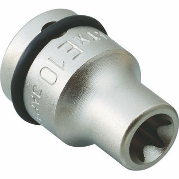 TONE 冲击用六角梅花套筒 トルクス套筒 E10 端部尺寸9.37mm 3ATXE10