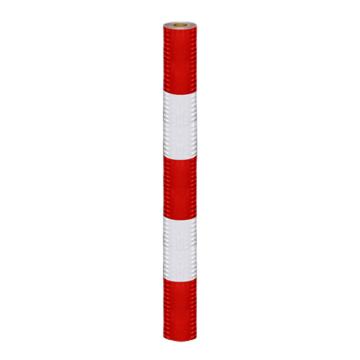 伏兴 电力膜红白反光膜，安全警示胶带，宽60cm*50米（3红2白） C1111