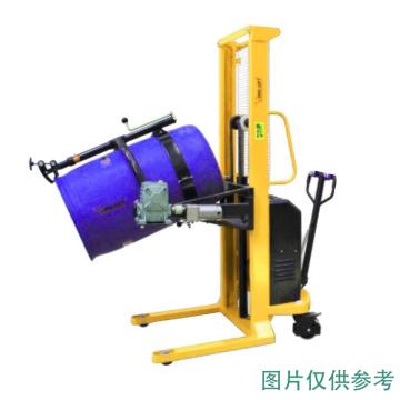 鹰力 半电动油桶翻转车（电动升高，电动翻转）载重:520kg，油桶最大起升高度1500mm YL520