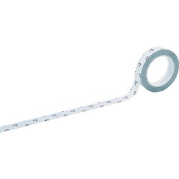 绿十字 清洁室用线带 白色 HCPAS-25W 25mm宽×33m 防静电型 259011