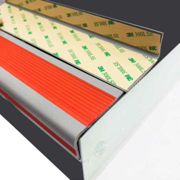 Raxwell 楼梯防滑条红色，60mmx25mm，长1.2m，背面自带超强双面胶 RSSA0031