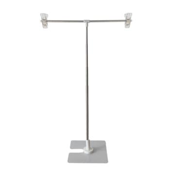 安赛瑞 T型台式展示架，13.5×13.5×22-80cm 26065
