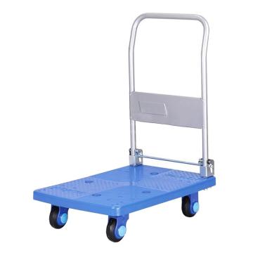 连和 超静轮单层折倒式手扶手推车超静轮 300KG，带刹车，900*600*890mm PLA300S-DX