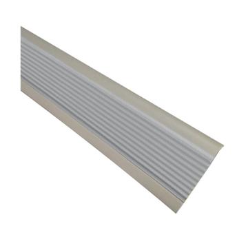 安赛瑞 PVC楼梯包边防滑条-灰，PVC材质，50mm×25m，厚度3mm 13864