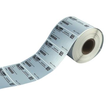 Blive 耐医用酒精耐油污擦拭-亚银-PET，90mm×50mm×2200张/卷 BL-90×50-YY-N