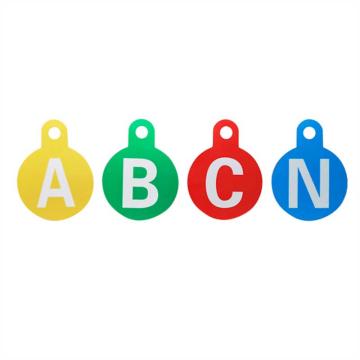 卡威 电力相序牌大号低压(ABCN各一)铝板反光膜 KVSI0948