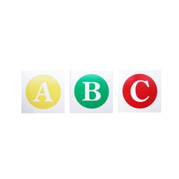 卡威 电力相序牌大号正方形高压(ABC各一)，铝板反光膜 KVSI0980