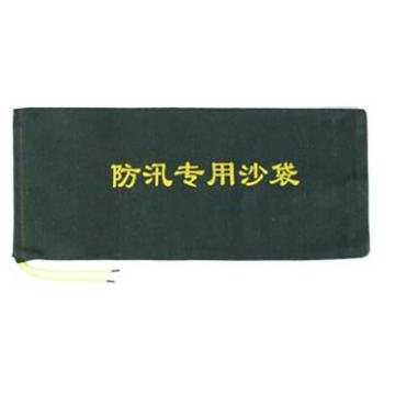 朗道推荐 防汛沙袋抽绳款不含沙 30×70cm 军绿色 加厚帆布