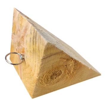 安赛瑞 三角木止退器 松木 20x12x12cm 1D00146
