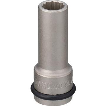 TONE 冲击套筒（汽车维修用） 头部螺栓飞轮套筒 19mm 6AD19L