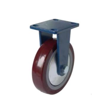 环球 12寸超重型聚氨酯万向轮承重1100kg 轮宽64mm安装高度353mm Ek01-17-300S-304