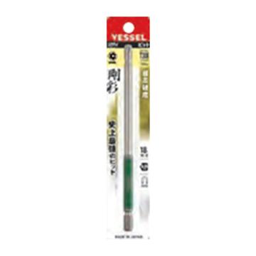 威威 1/4"(6.35mm)六角柄中孔梅花刚彩批头TT30×150mm 4907587 337207/GSVT30LH