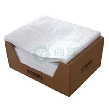 SYSBEL/西斯贝尔 油类专用吸附棉片40×50cm 100片/箱 OP0001W