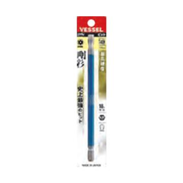 威威 1/4"(6.35mm)六角柄中孔梅花刚彩批头TT40×150mm 4907587 337214/GSVT40LH